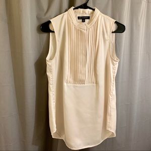 Banana Republic Pleated Front Sleeveless Blouse